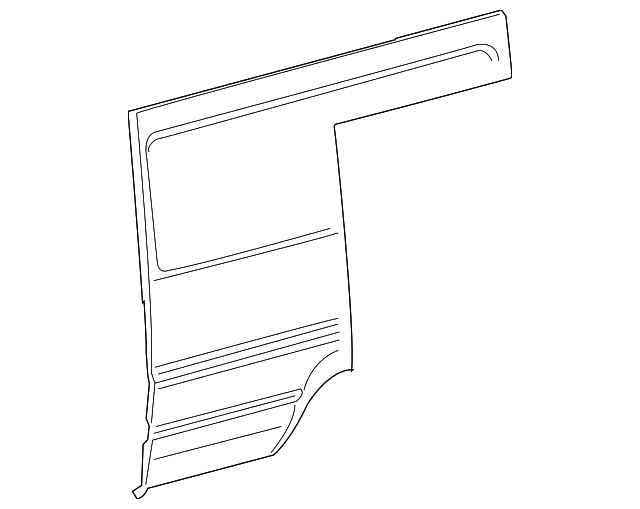 5121941AA Деталь REAR OUTER PNL, LEFT