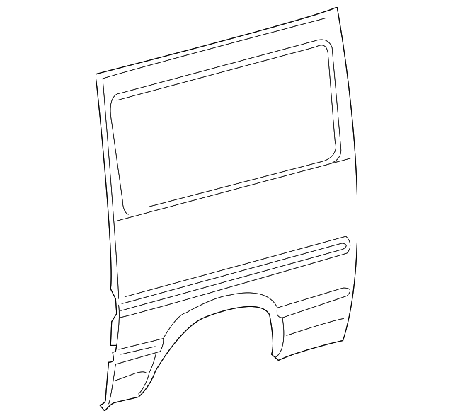 5104212AA Деталь REAR OUTER PNL, LEFT