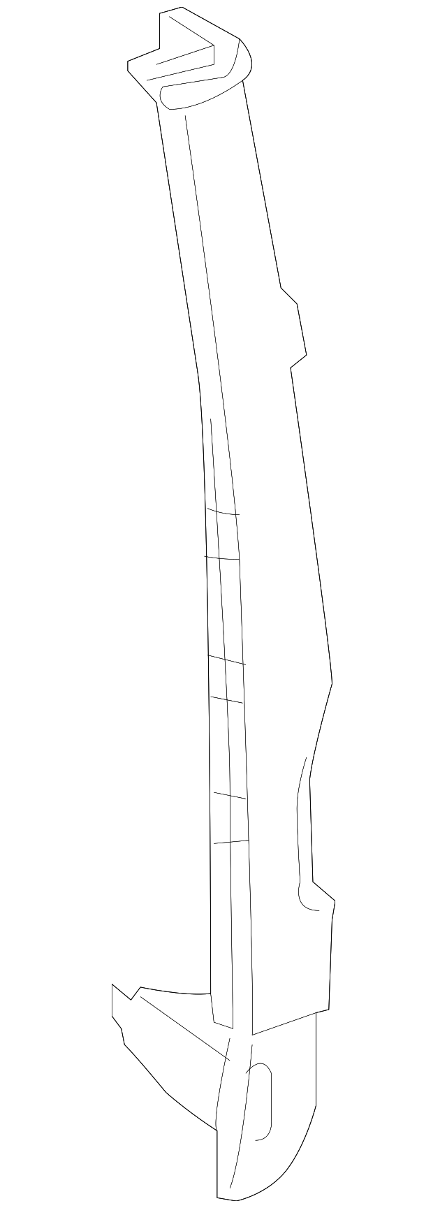5104172AA Деталь INNER PANEL, LEFT
