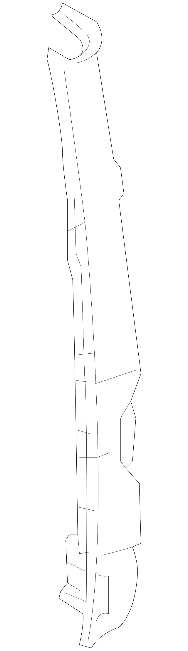 5104206AA Деталь CORNER PANEL, LEFT