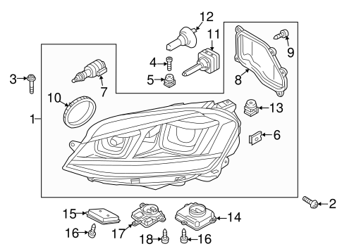 Golf BULBS - CHASSIS 3
