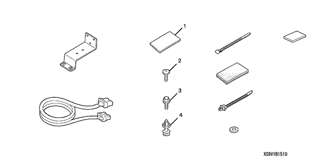 ACCESSORIES/ATTACHMENT KIT (XM READY) for 2008 Honda PILOT #1
