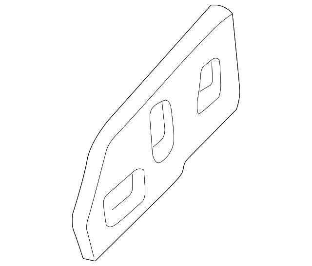 88939308 Деталь BEZEL, RIGHT