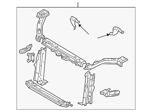 53210-52111 RADIATOR SUPPORT