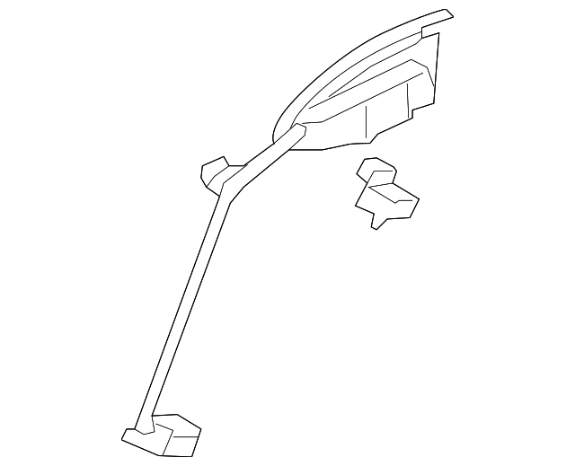 5716A265BA Деталь HANDLE, OUTSIDE, LEFT