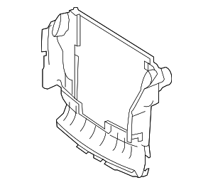 2007-2009 Mercedes-Benz GL320 Air Baffle 164-500-04-16 2007-2009 Mercedes-Benz GL320 Air Baffle 164-500-04-16