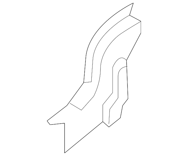 894053JA0A Деталь RECLINE COVER, RIGHT