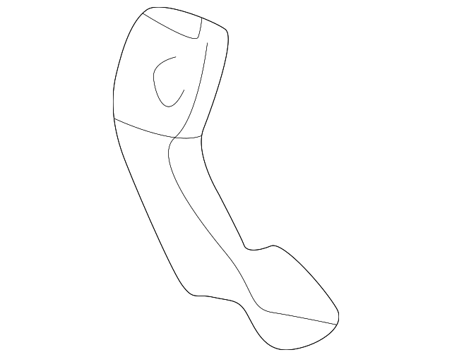 86682-25000 Деталь BUMPER COVER SUPPORT BRACKET