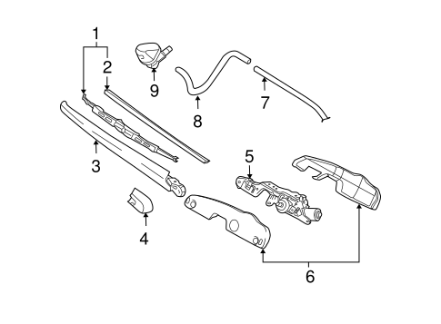Tucson WIPER & WASHER COMPONENTS 2