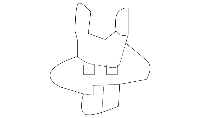 53452-0R010 SUPPORT ROD HOLDER