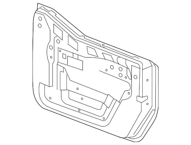 68028606AA Деталь DOOR SHELL, RIGHT