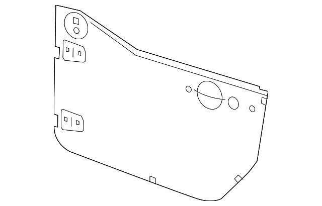 55395433AB Деталь OUTER PANEL, LEFT