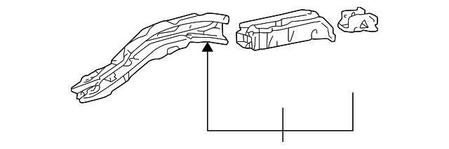 57602-42070 Деталь SIDE RAIL ASSY, LEFT