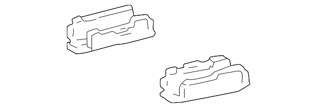 57706-42020 Деталь REAR CROSSMEMBER BRACKET, LEFT