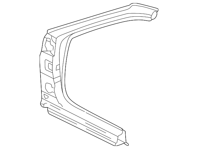 71110-38D00 Деталь HINGE PILLAR, LEFT