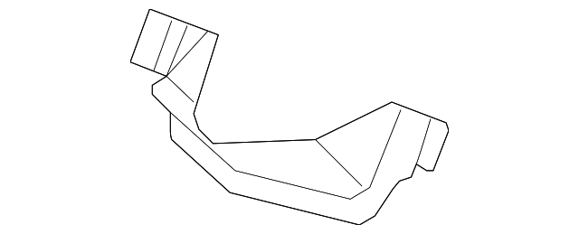 25805662 Деталь WATER DEFLECTOR