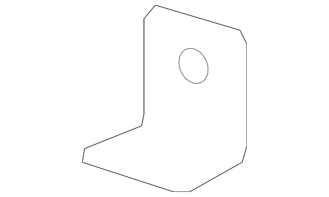 25792152 Деталь PLENUM PANEL BRACKET