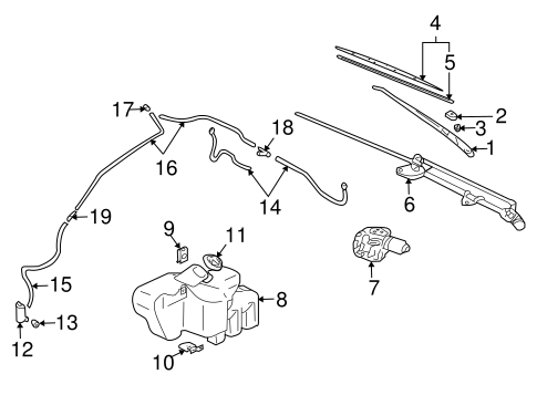 Lancer WIPER & WASHER COMPONENTS 2