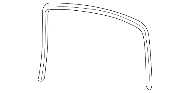3B5-839-439-J-B41 RUN CHANNEL, LEFT