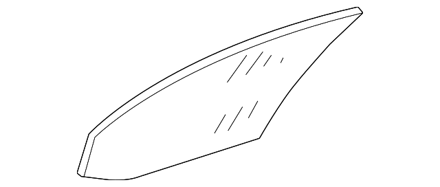 8972477390 Деталь DOOR GLASS, LEFT