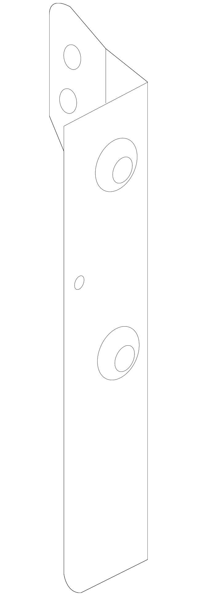 96175-B8500 Деталь RECEIVER BRACKET, LEFT
