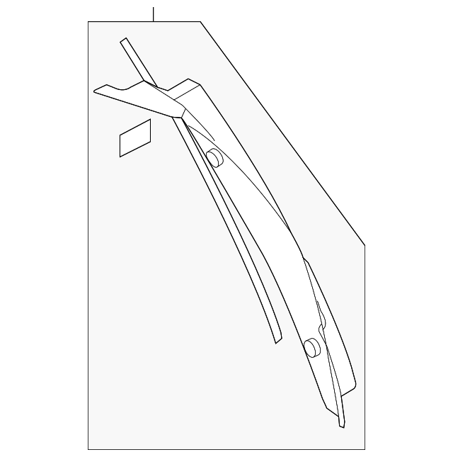 84953AG08A Деталь COVER, RIGHT