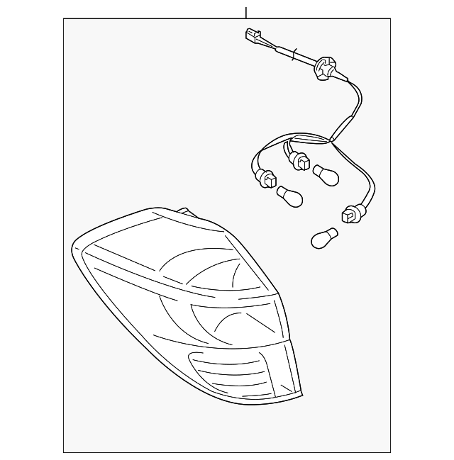 84201AG10A Деталь TAIL LAMP ASSY, RIGHT