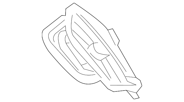 23487158 Деталь AIR OUTLET VENT, LEFT