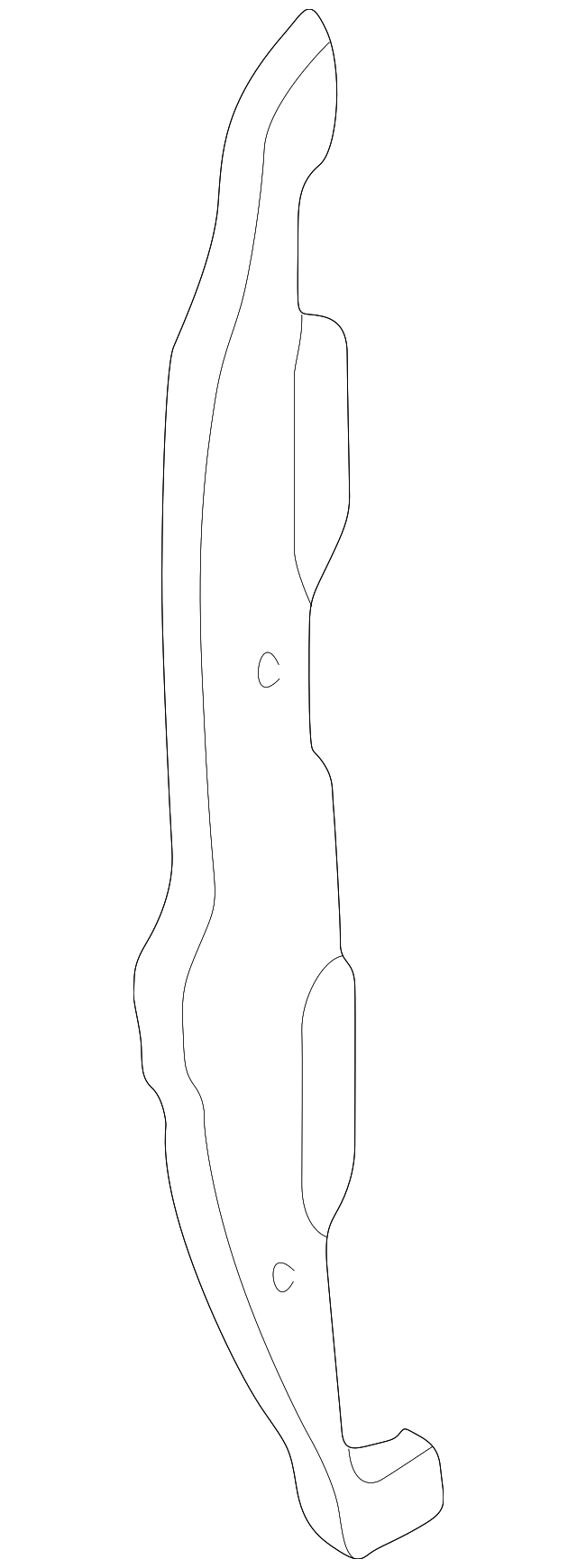 55135793AC Деталь SEAL PLATE, LEFT