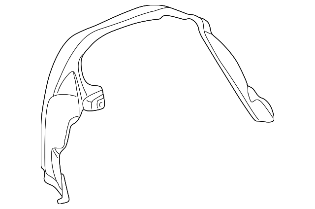 55136229AD Деталь FENDER LINER, LEFT