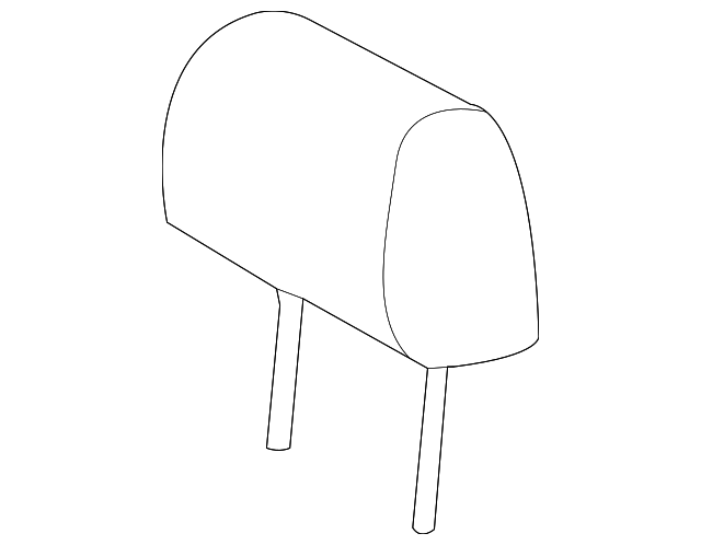 71940-75180-A1 Деталь HEADREST, OUTER, LEFT