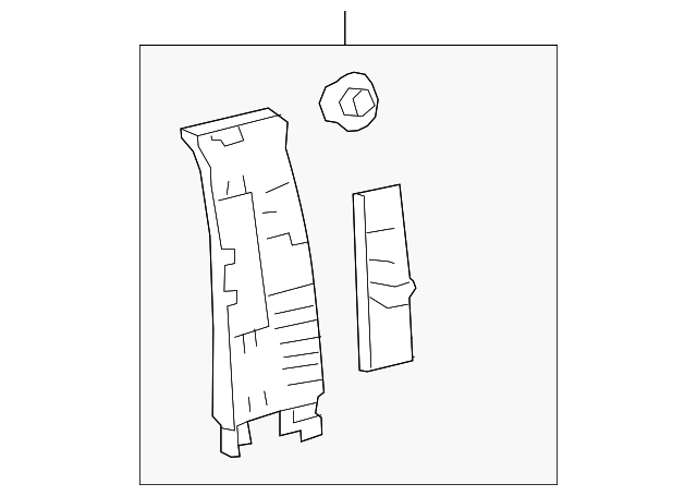 62410-02230-A0 Деталь UPR CTR PLR TRIM, RIGHT