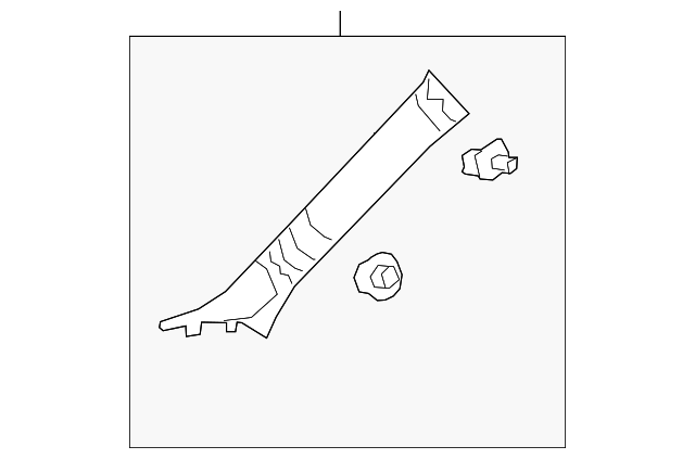 62220-02060-A0 Деталь WNDSHLD PLR TRIM, LEFT