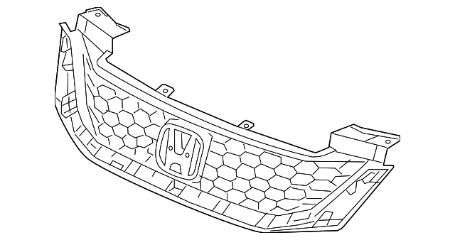 71121-T3L-A01 Деталь BASE, FR. GRILLE