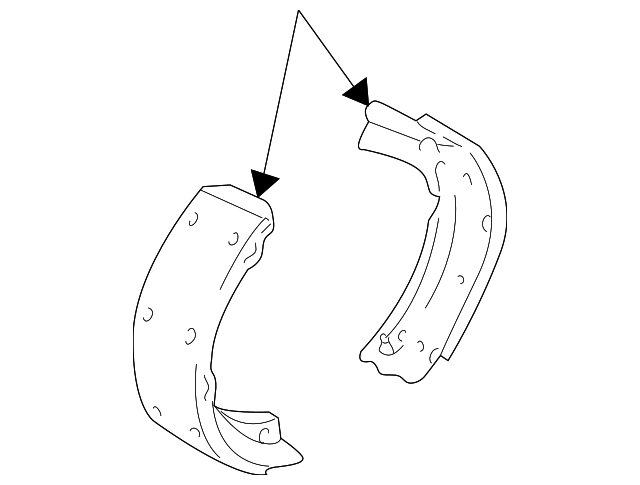 18030045 Деталь BRAKE SHOES