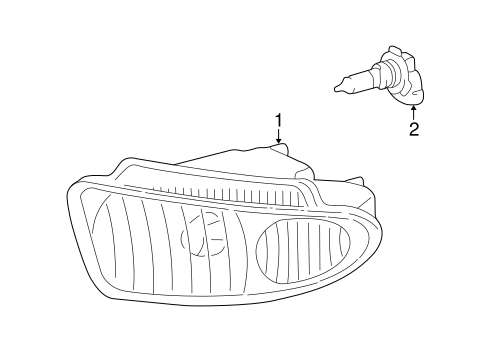 LS430 BULBS - CHASSIS 2