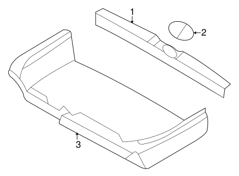 Entourage INTERIOR TRIM - REAR BODY