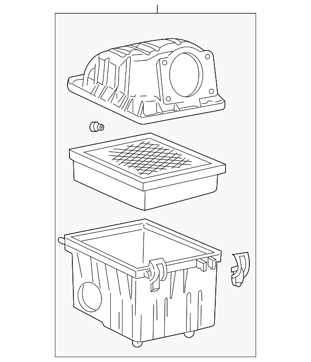 2L2Z9600A AIR CLEANER ASSY