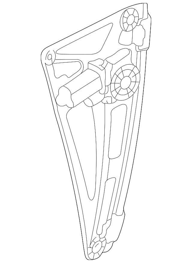 51-35-8-229-205 Деталь WINDOW REGULATOR, LEFT
