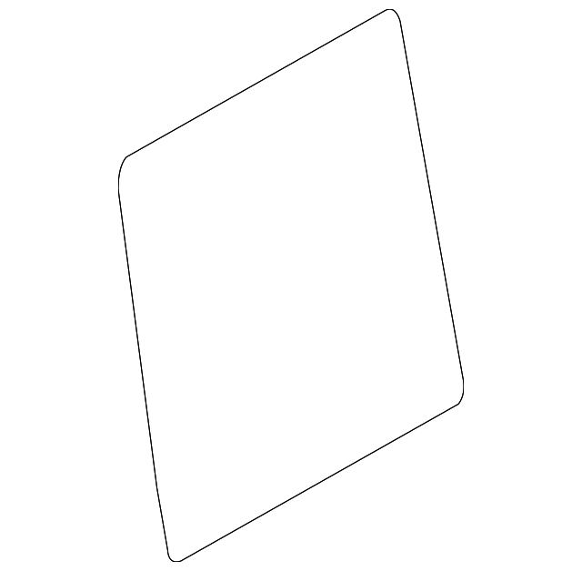 5134319AA Деталь FIXED GLASS, LEFT