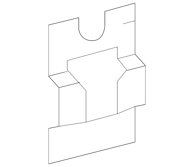 5119638AA Деталь FRONT C'MEMBER CENTER BRACKET