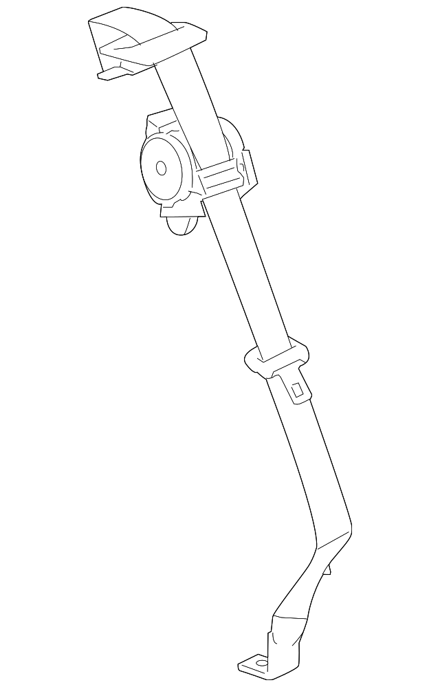 19257793 Деталь CENTER BELT ASSY