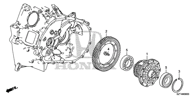 CR-Z MT DIFFERENTIAL