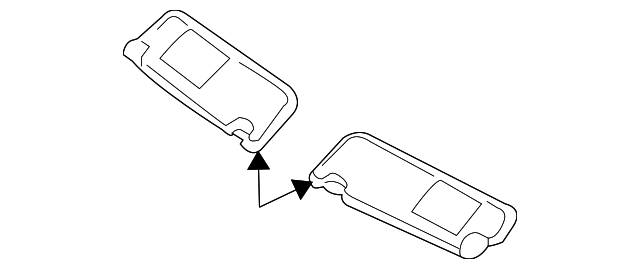 85201-1F690EZ Деталь SUNVISOR, RIGHT