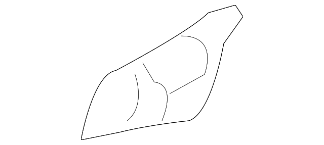 85331-1F000 Деталь MOUNT PLATE FRONT BRACKET, RIGHT