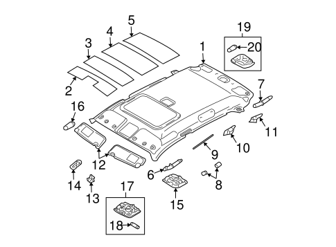 Sportage INTERIOR TRIM - ROOF