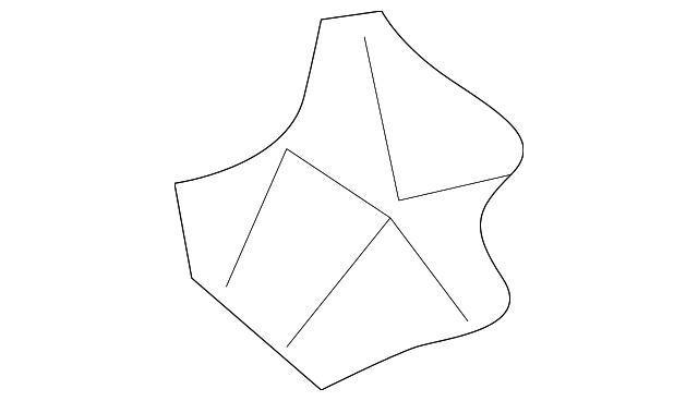 85238-1F000EZ Деталь SUNVISOR RETAINER, RIGHT