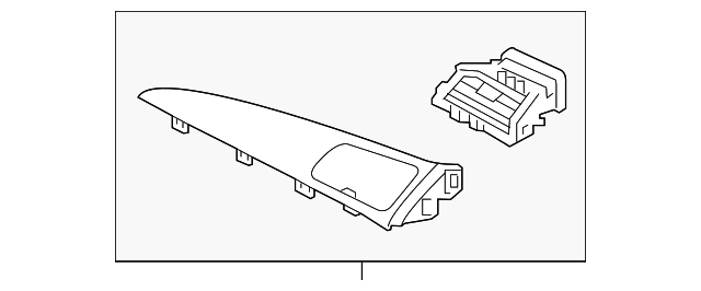 84790-C2100-XX2 Деталь SIDE TRIM PANEL, RIGHT