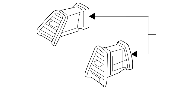 97410-C200V-CA Деталь AIR OUTLET, RIGHT