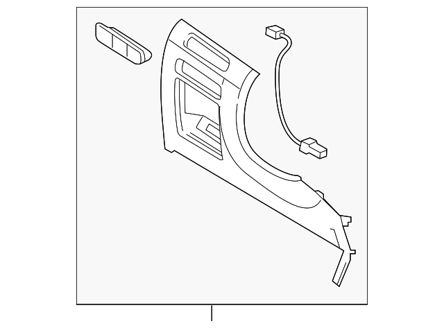 84750-C2000-PPB Деталь LOWER TRIM PANEL